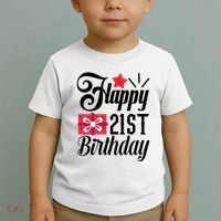 Celebrate 21st Birthday Milestone Graphic Toddler T-Shirt thumb 2