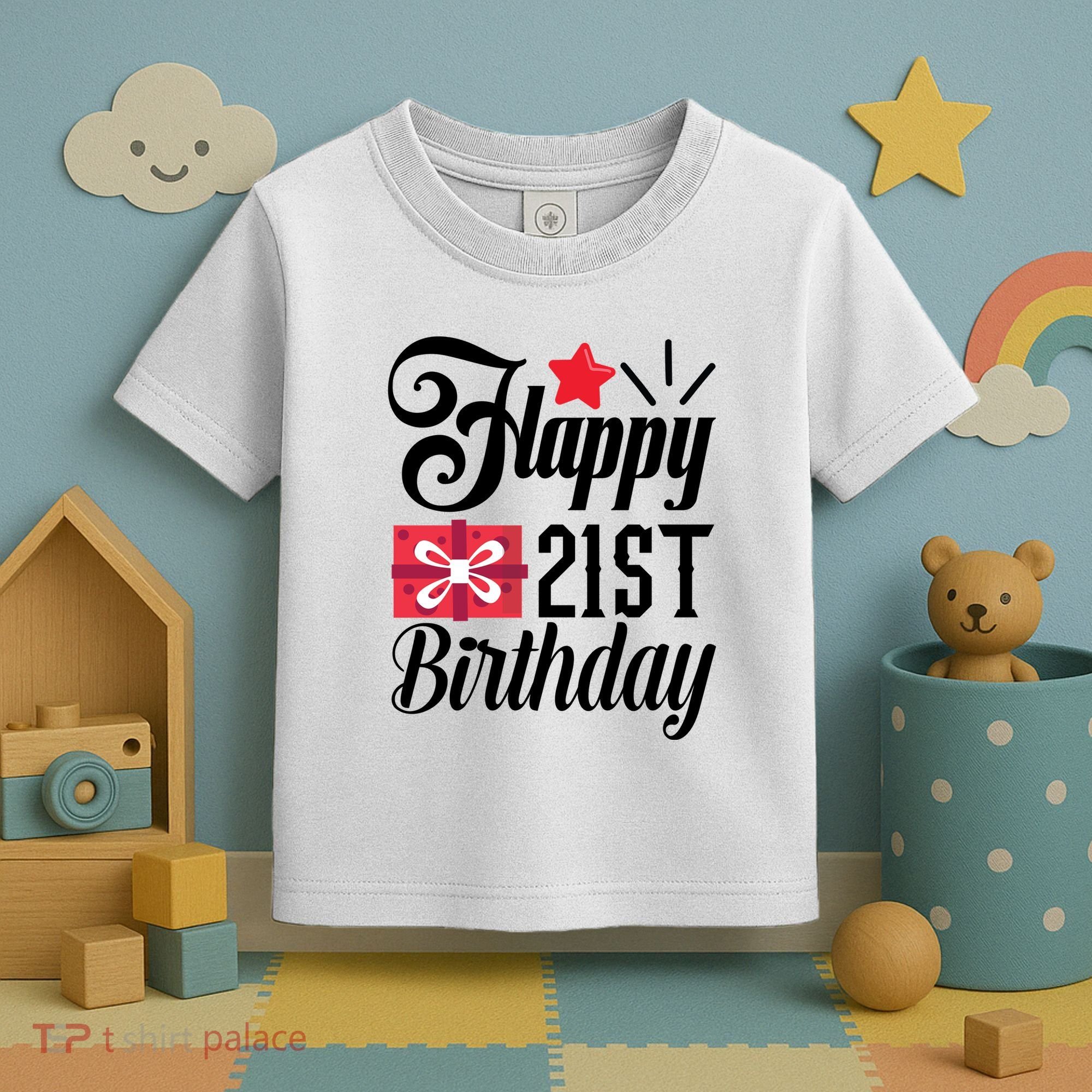 Celebrate 21st Birthday Milestone Graphic Toddler T-Shirt