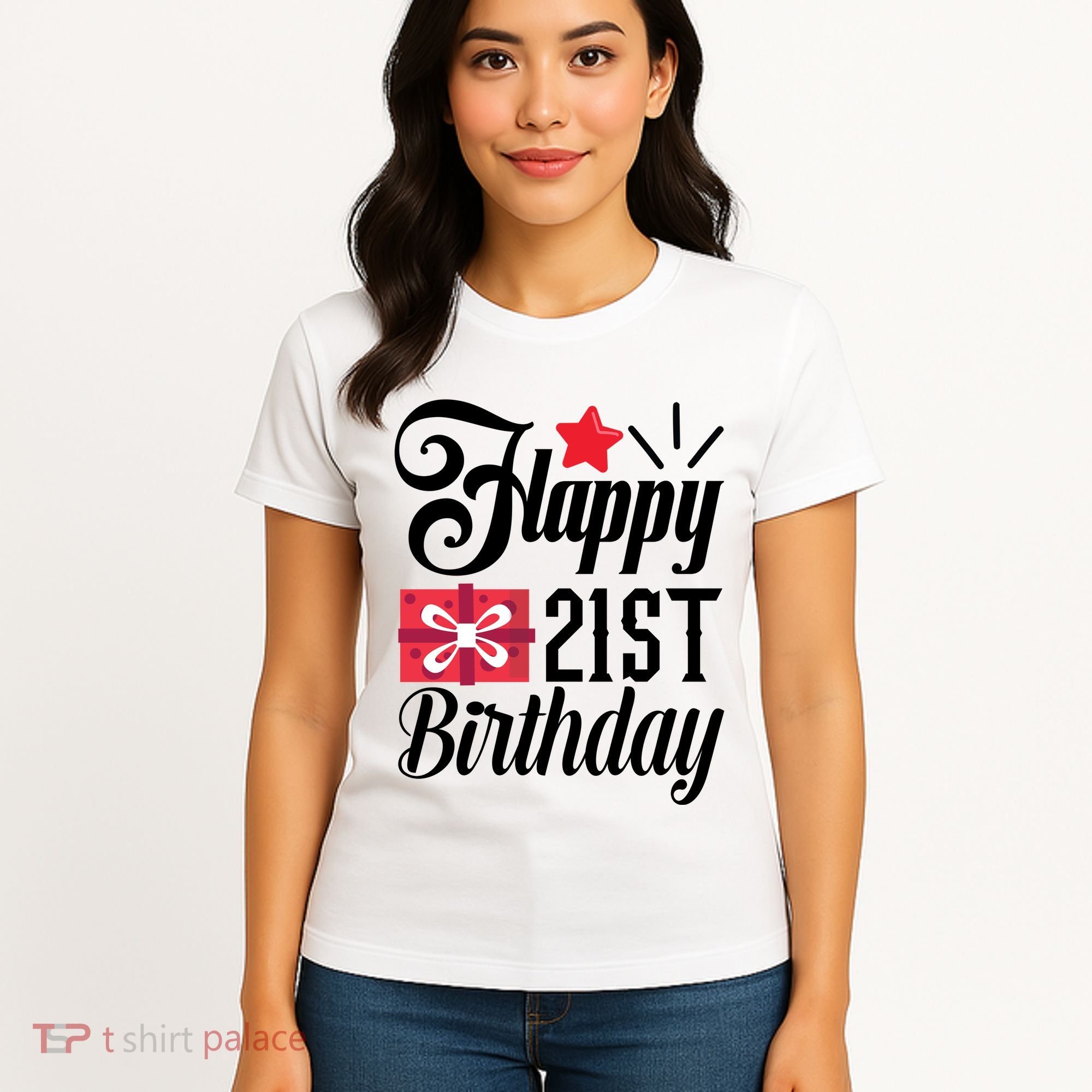 Celebrate 21st Birthday Milestone Graphic Women's T-Shirt