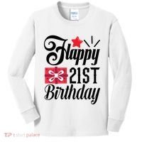 Celebrate 21st Birthday Milestone Graphic Kids Long Sleeve Shirt thumb 0