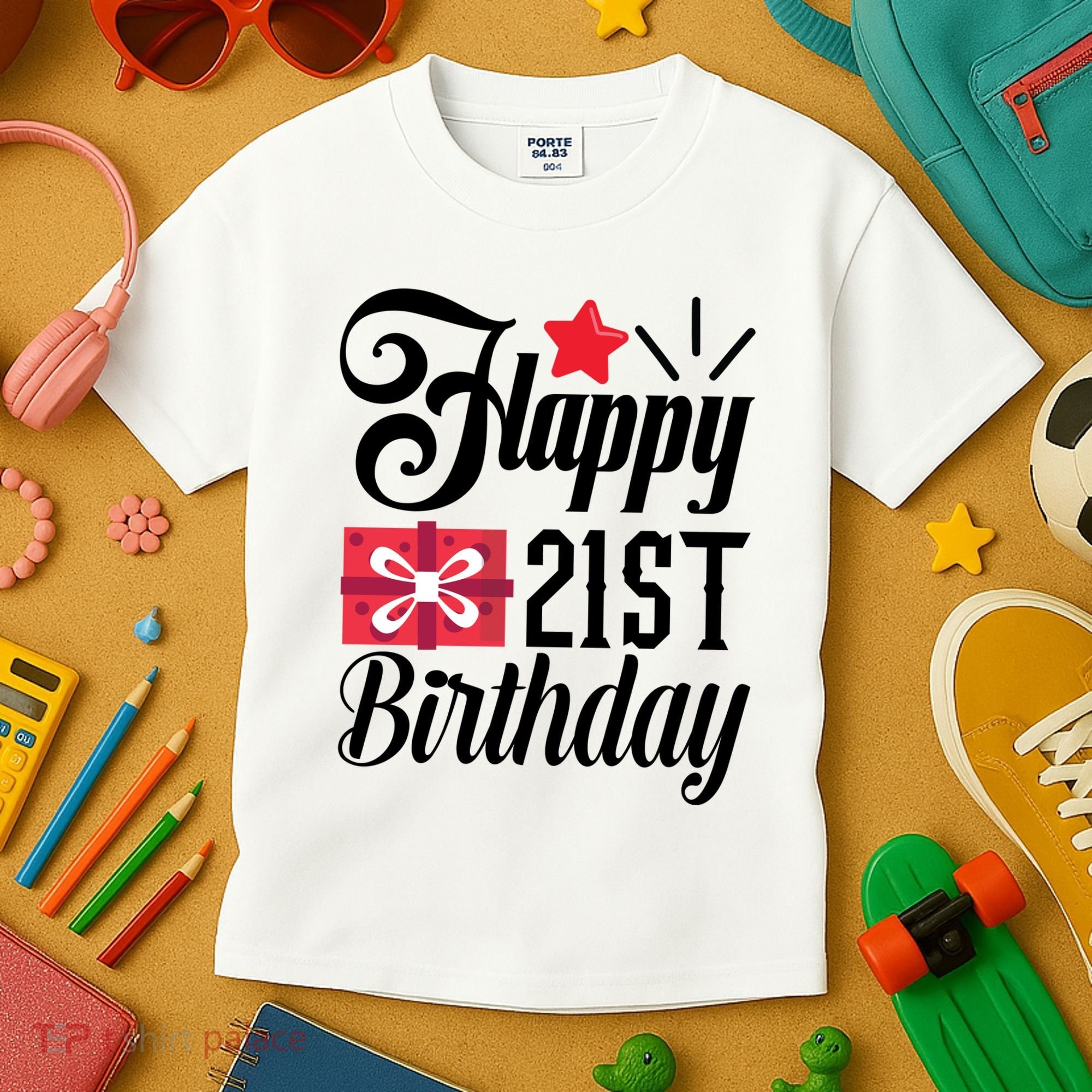 Celebrate 21st Birthday Milestone Graphic Kids T-Shirt