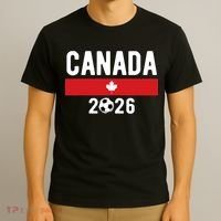 Canada 2026 Classic Canadian Soccer Fan T-Shirt thumb 3