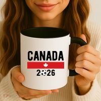 Canada 2026 Classic Canadian Soccer Fan Coffee Mug thumb 3