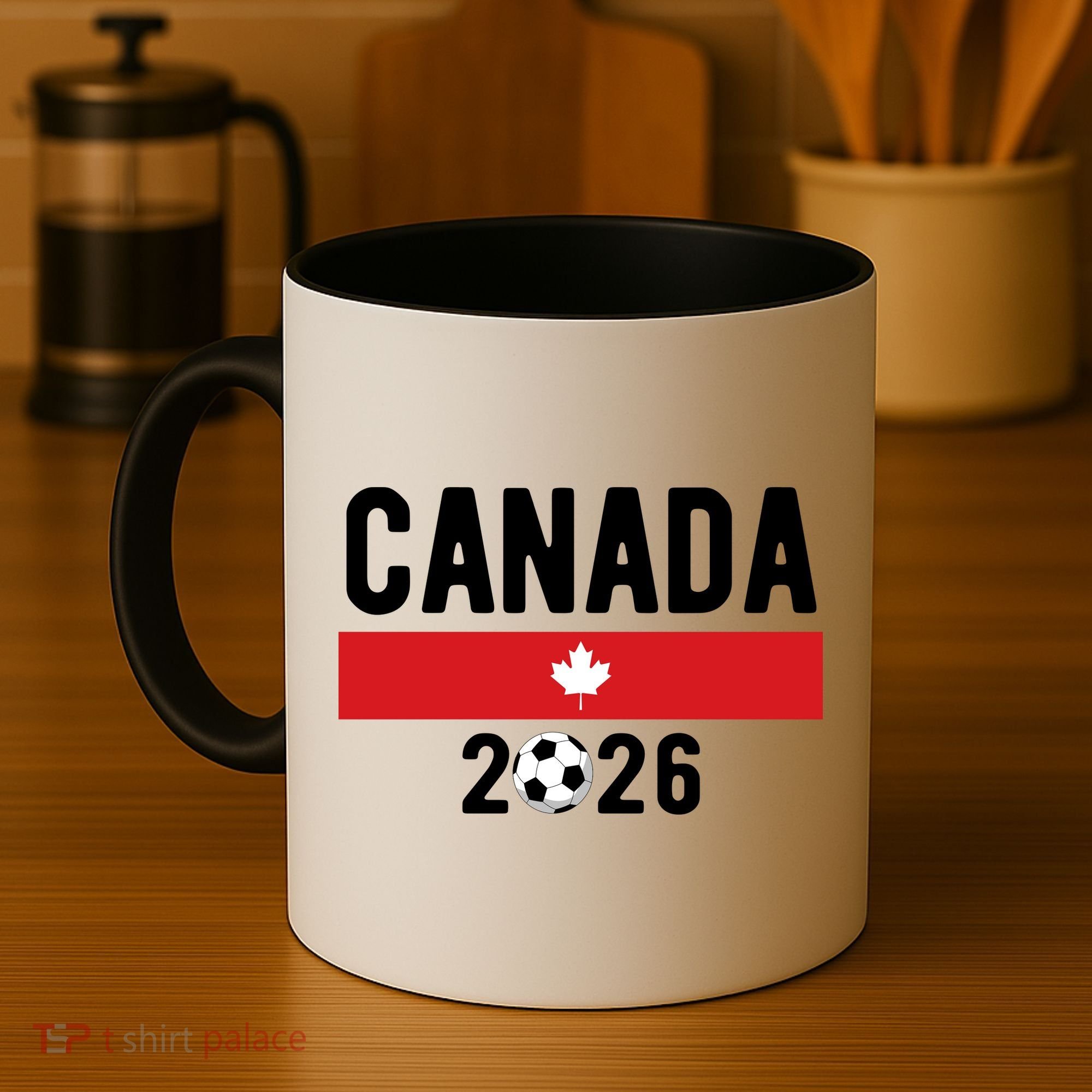 Canada 2026 Classic Canadian Soccer Fan Coffee Mug