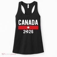 Canada 2026 Classic Canadian Soccer Fan Women's Tank Top thumb 0