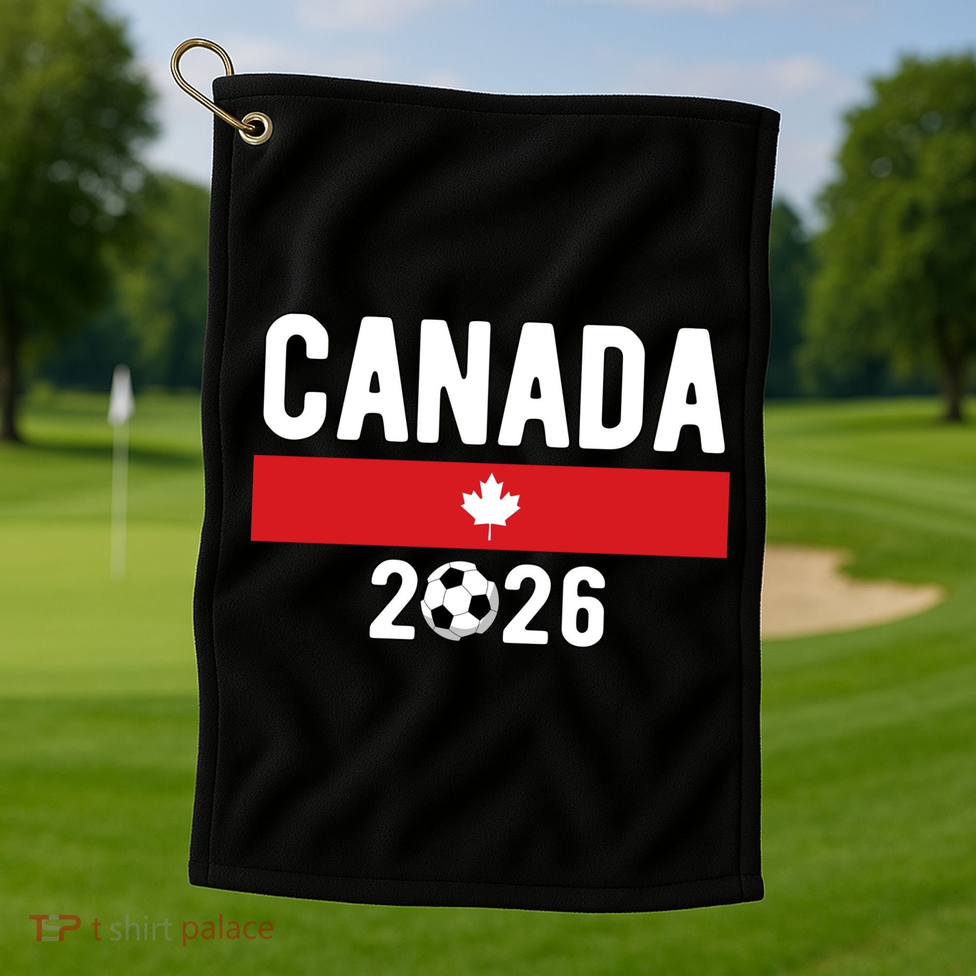 Canada 2026 Classic Canadian Soccer Fan Golf Towel