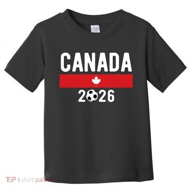 Canada 2026 Classic Canadian Soccer Fan Toddler T-Shirt