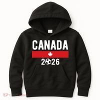 Canada 2026 Classic Canadian Soccer Fan Kids Hoodie thumb 0