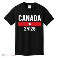 Canada 2026 Classic Canadian Soccer Fan Kids T-Shirt thumb 0