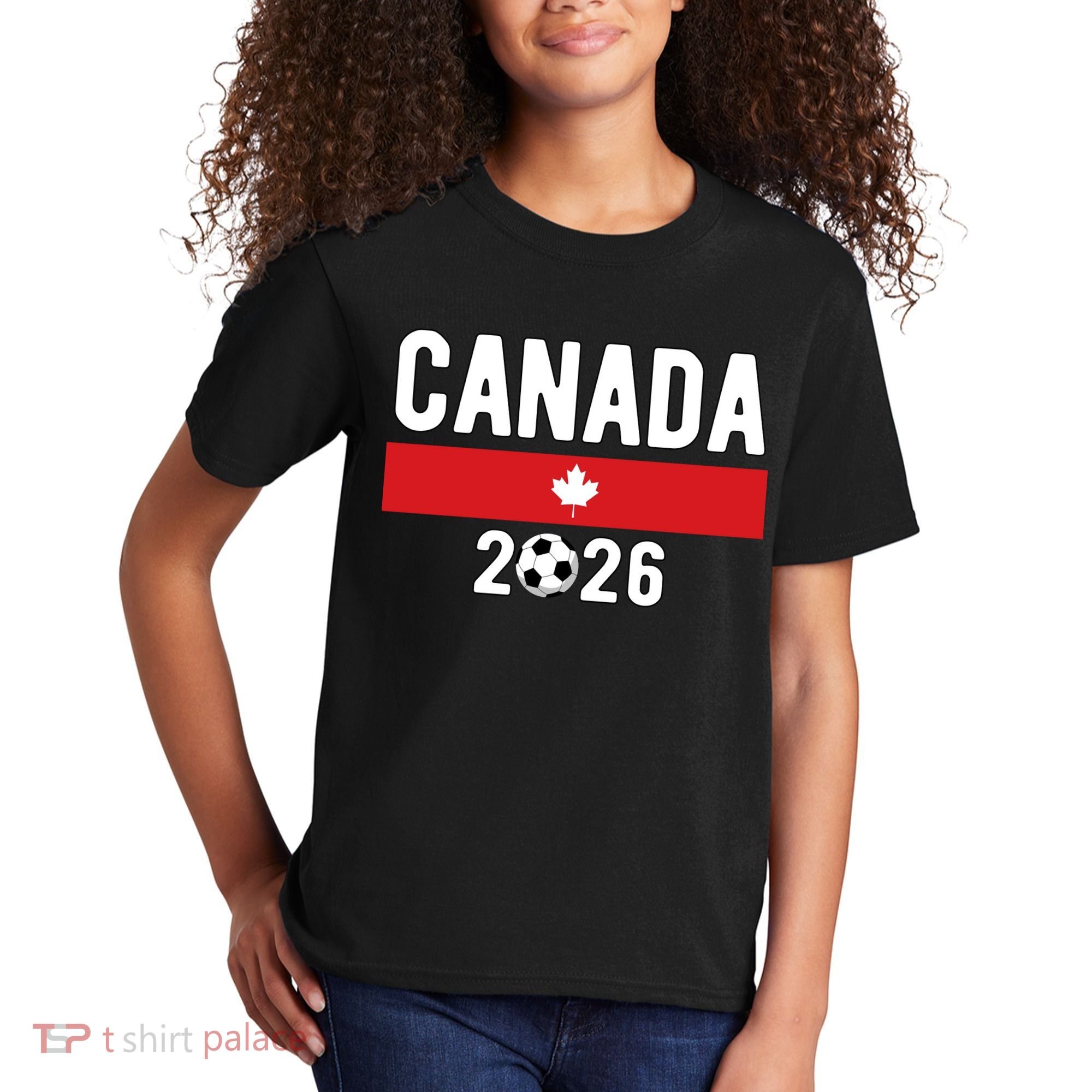 Canada 2026 Classic Canadian Soccer Fan Kids T-Shirt