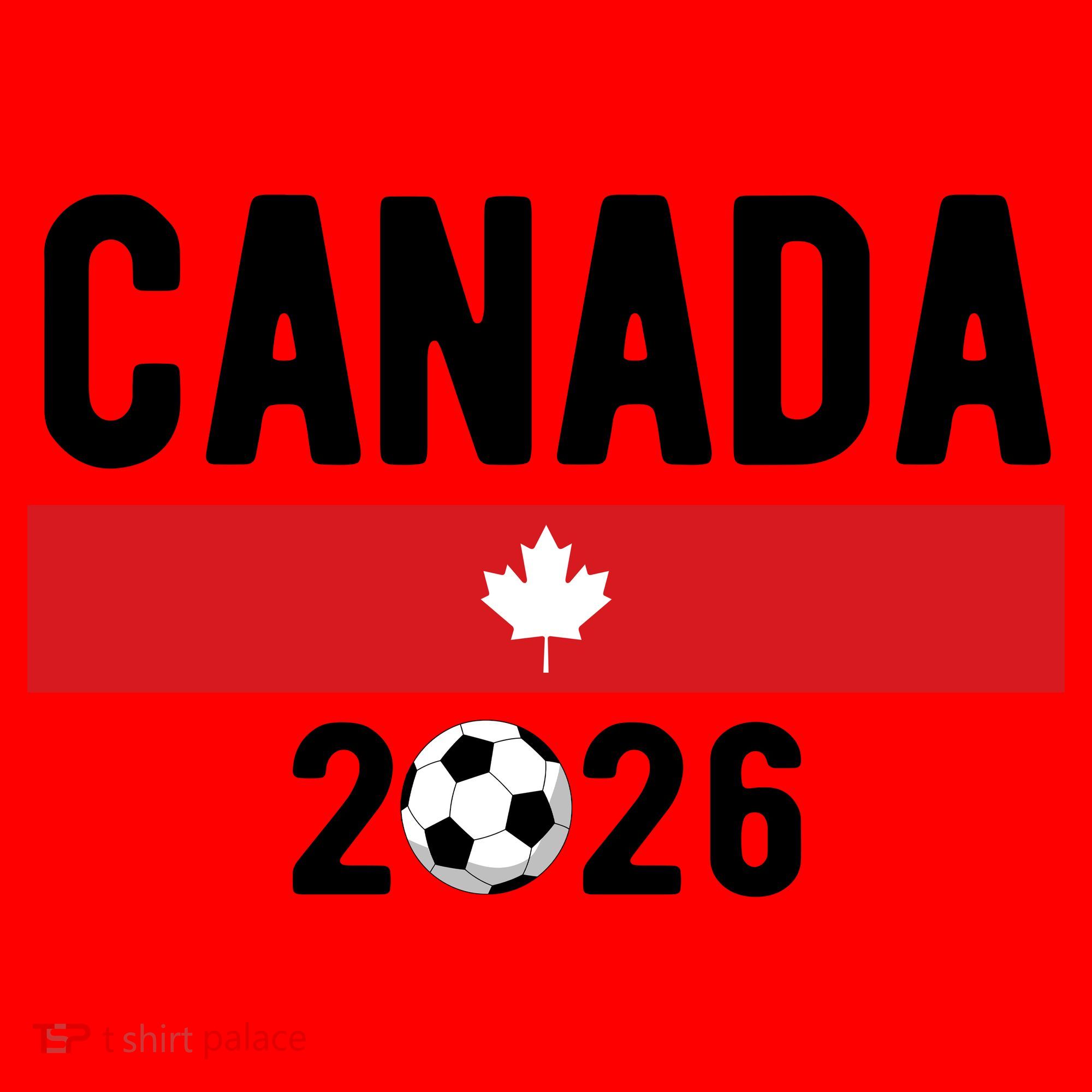 Canada 2026 Classic Canadian Soccer Fan Santa Hat