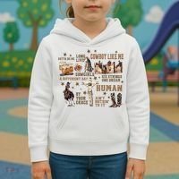 Long Live Country Music Kids Hoodie thumb 3