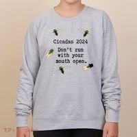 Cicada 2024 Cicadas Funny Cicada Women's Sweatshirt thumb 0