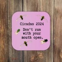 Cicada 2024 Cicadas Funny Cicada Coaster thumb 0