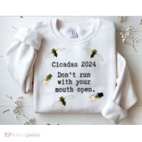 Cicada 2024 Cicadas Funny Cicada Sweatshirt thumb 2
