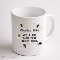 Cicada 2024 Cicadas Funny Cicada Coffee Mug thumb 1