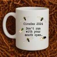 Cicada 2024 Cicadas Funny Cicada Coffee Mug thumb 2