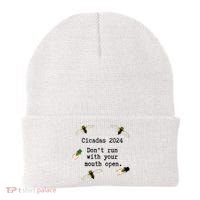 Cicada 2024 Cicadas Funny Cicada Beanie thumb 0