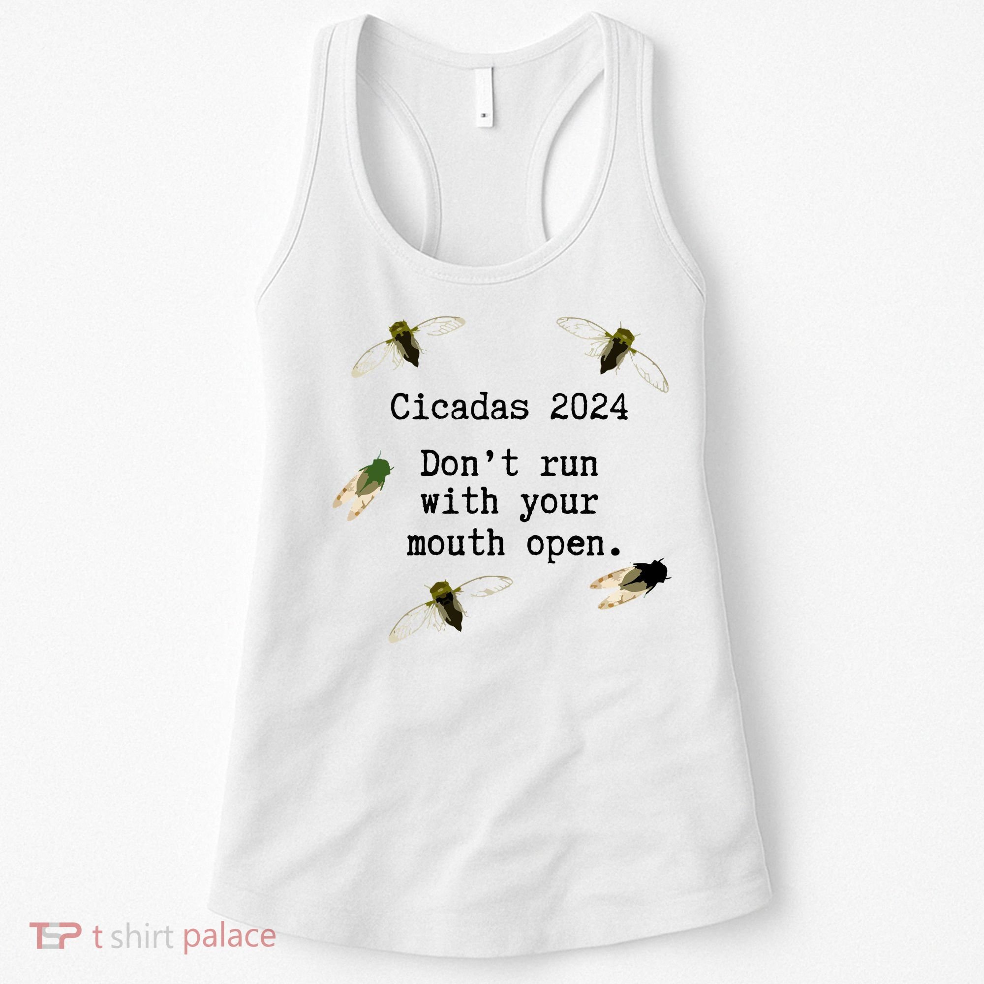Cicada 2024 Cicadas Funny Cicada Women's Tank Top