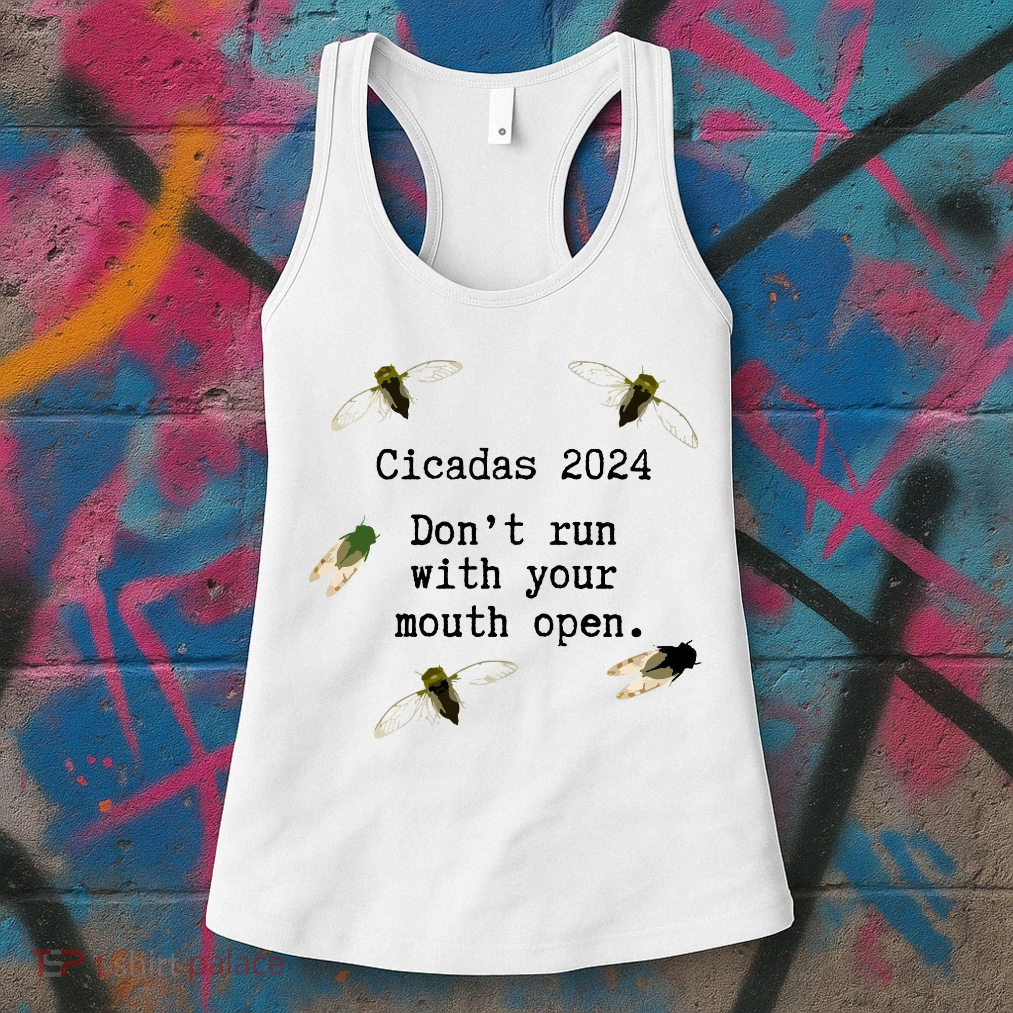 Cicada 2024 Cicadas Funny Cicada Women's Tank Top
