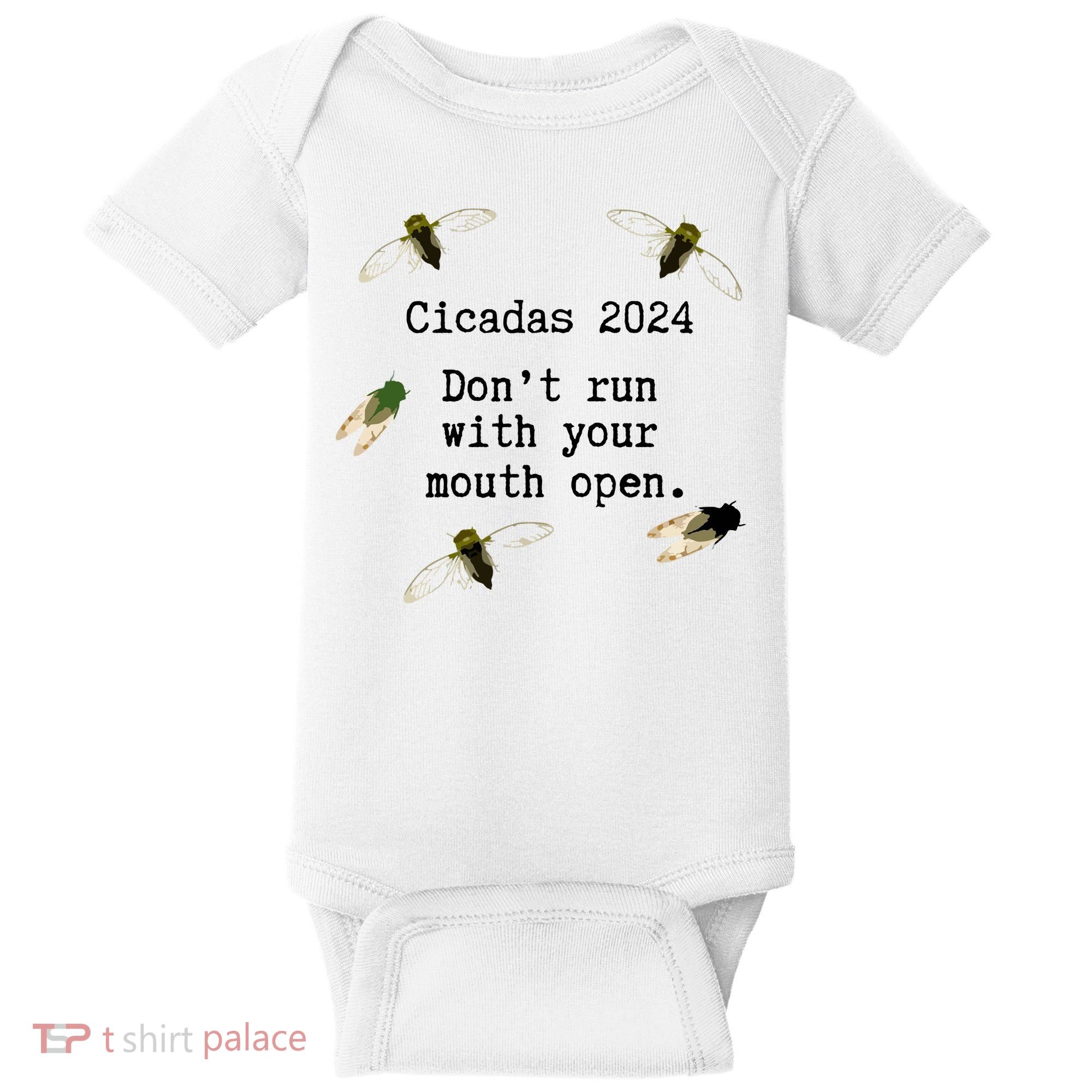 Cicada 2024 Cicadas Funny Cicada Baby Bodysuit