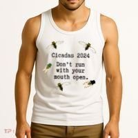 Cicada 2024 Cicadas Funny Cicada Tank Top thumb 3