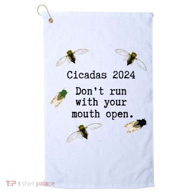 Cicada 2024 Cicadas Funny Cicada Golf Towel