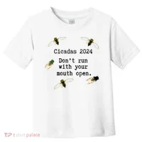 Cicada 2024 Cicadas Funny Cicada Toddler T-Shirt thumb 0
