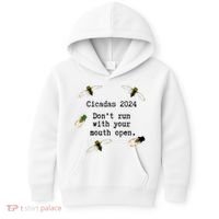 Cicada 2024 Cicadas Funny Cicada Kids Hoodie thumb 0