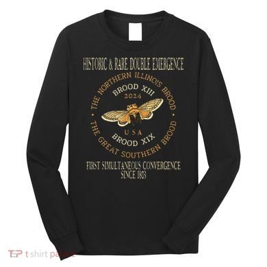 Cicada 2024 Event Brood Xix & Xiii Emergence Long Sleeve Shirt