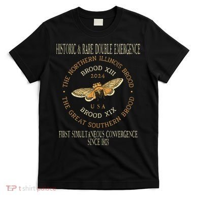 Cicada 2024 Event Brood Xix & Xiii Emergence T-Shirt