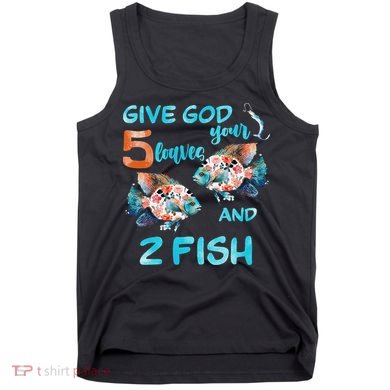 Christian 2 Fishes 5 Breads 5000 Against The Current Tank Top