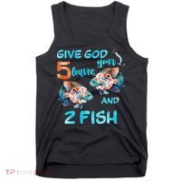 Christian 2 Fishes 5 Breads 5000 Against The Current Tank Top thumb 0