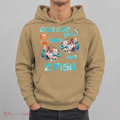 Christian 2 Fishes 5 Breads 5000 Against The Current Hoodie