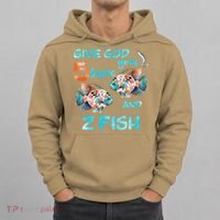 Christian 2 Fishes 5 Breads 5000 Against The Current Hoodie thumb 0