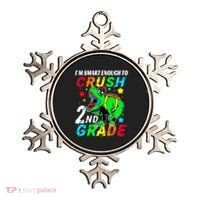 Crush 2Nd Grade Smart Dinosaur First Day Of Second Grade Cool Gift Ornament thumb 0