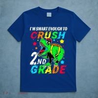 Crush 2Nd Grade Smart Dinosaur First Day Of Second Grade Cool Gift T-Shirt thumb 5