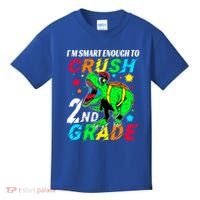 Crush 2Nd Grade Smart Dinosaur First Day Of Second Grade Cool Gift Kids T-Shirt thumb 0