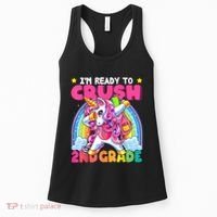 Crush 2nd Grade Dabbing Unicorn Back To School Girl Gift Women's Tank Top thumb 0