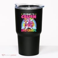 Crush 2nd Grade Dabbing Unicorn Back To School Gift Tumbler thumb 0