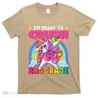 Crush 2nd Grade Dabbing Unicorn Back To School Gift T-Shirt thumb 0