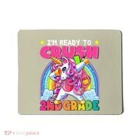 Crush 2nd Grade Dabbing Unicorn Back To School Gift Mousepad thumb 0