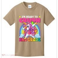 Crush 2nd Grade Dabbing Unicorn Back To School Gift Kids T-Shirt thumb 0
