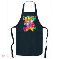 Crush 2nd Grade Dabbing Unicorn Back To School Girl Gift Apron thumb 0
