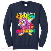 Crush 2nd Grade Dabbing Unicorn Back To School Girl Gift Sweatshirt thumb 0