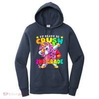 Crush 2nd Grade Dabbing Unicorn Back To School Girl Gift Women's Hoodie thumb 0