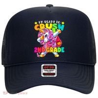 Crush 2nd Grade Dabbing Unicorn Back To School Girl Gift Hat thumb 0