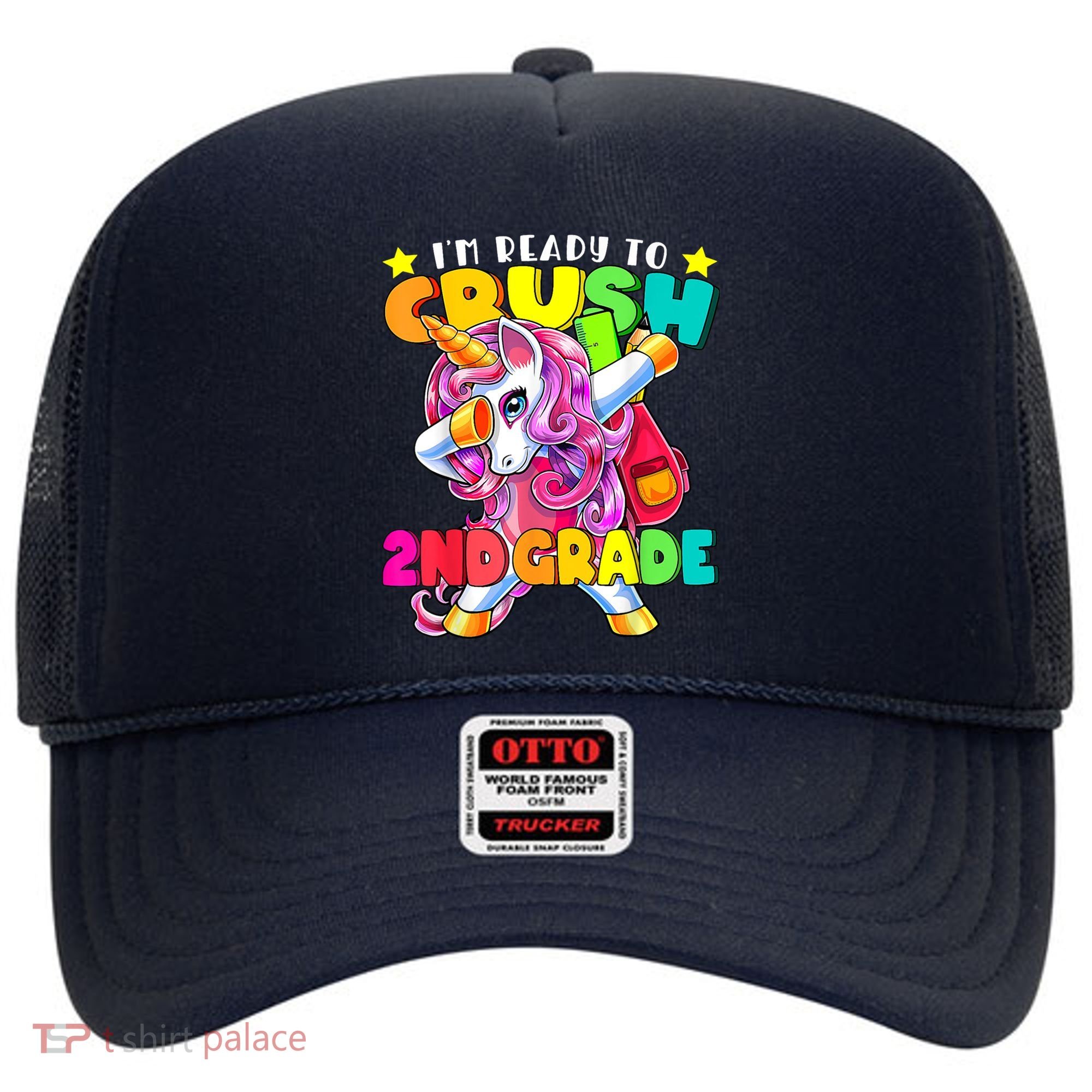 Crush 2nd Grade Dabbing Unicorn Back To School Girl Gift Hat