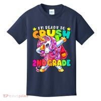 Crush 2nd Grade Dabbing Unicorn Back To School Girl Gift Kids T-Shirt thumb 0