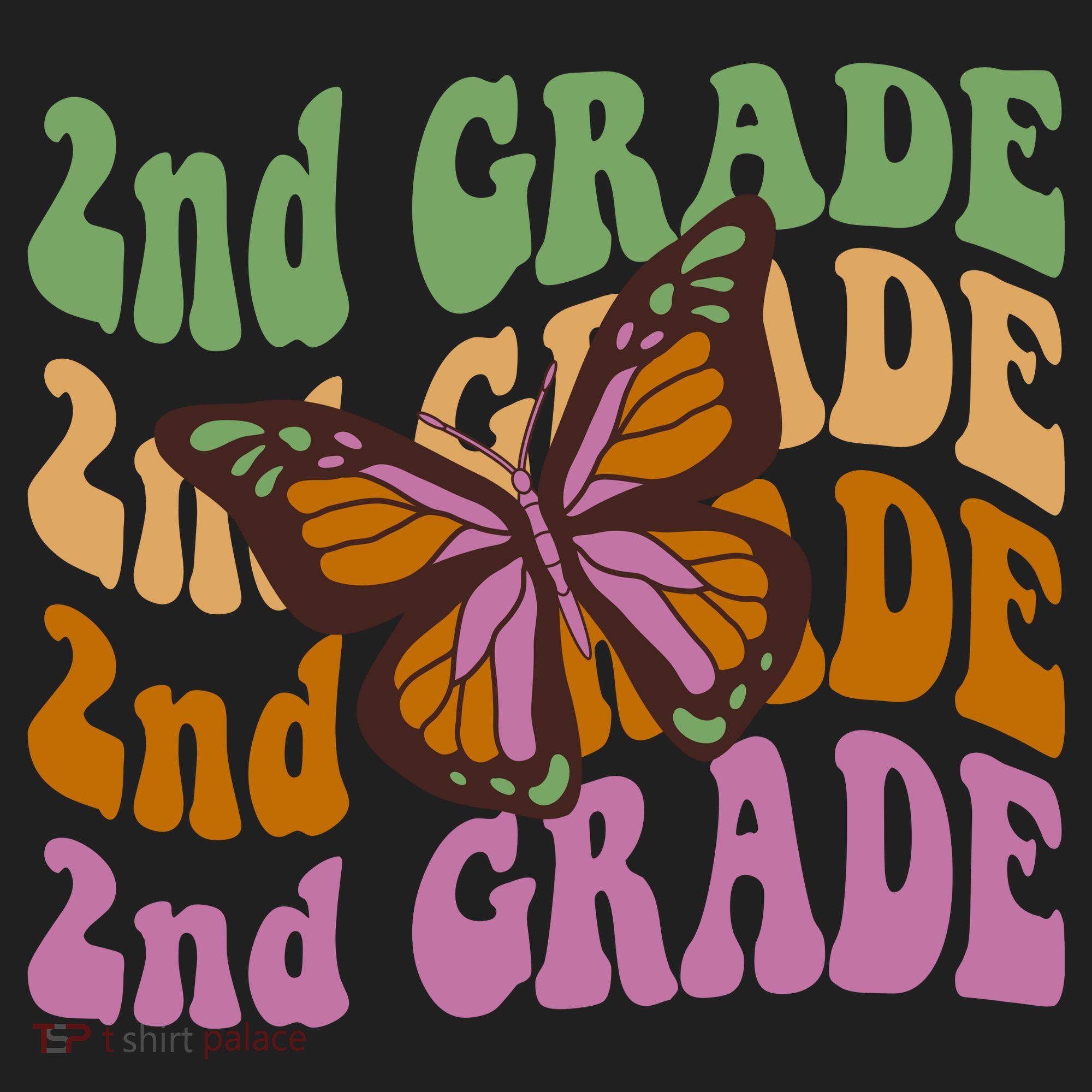 Cute 2nd Grade Butterfly Women's Sweatshirt